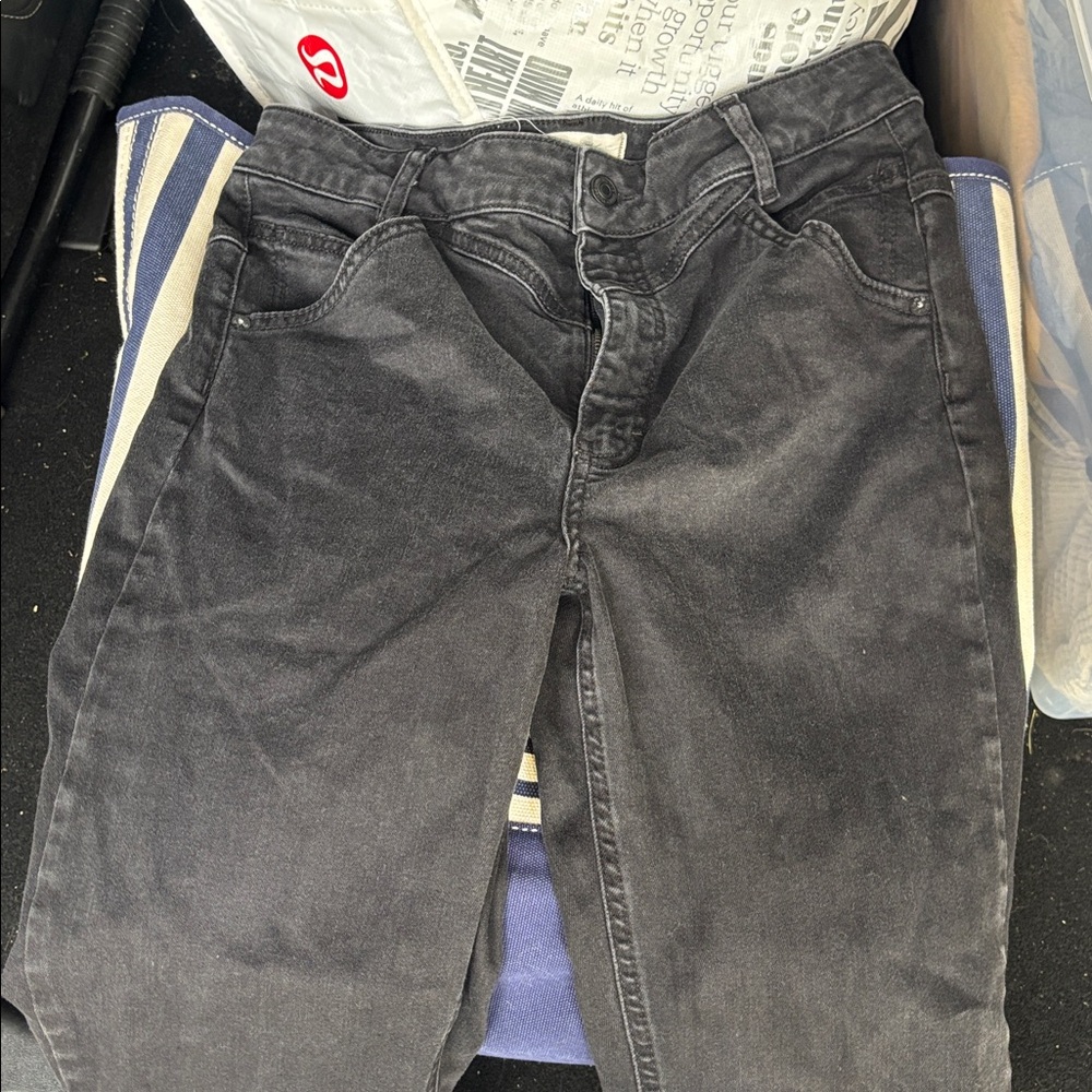 We The Free Dark Gray Denim Jeans